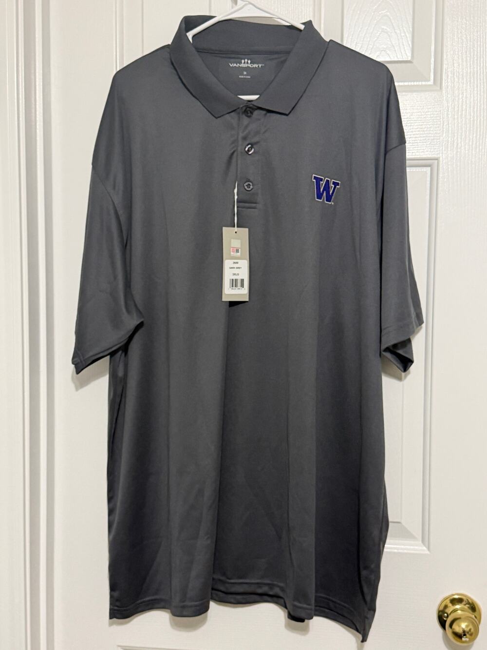 NWT Vansport University of Washington Huskies Polo